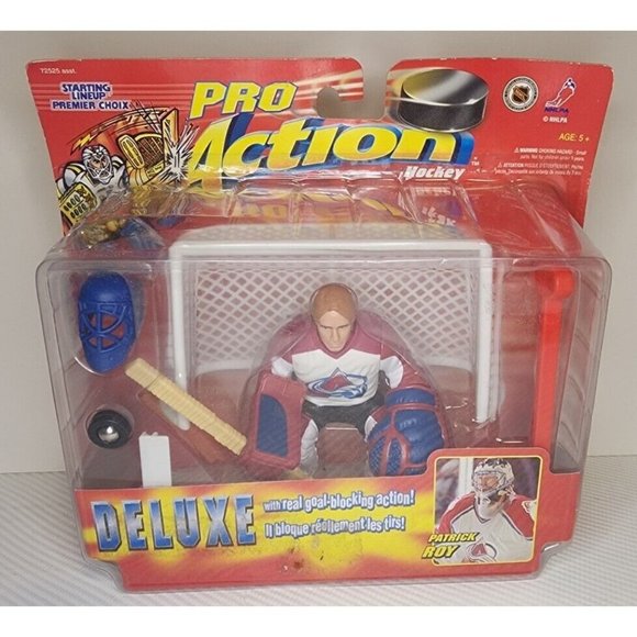 Patrick Roy Starting Lineup Pro Action Figure NHL Hockey 1998 Hasbro Eng+French - Picture 1 of 2